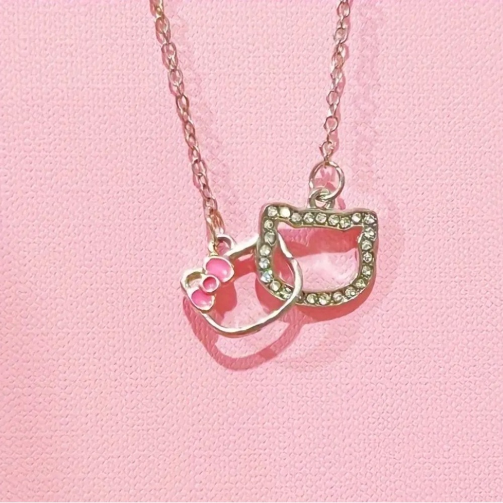 Hello Kitty Rhinestone Necklace